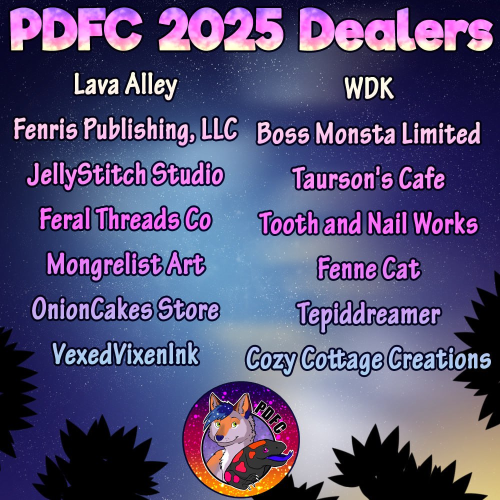 We couldn't make you wait so have part 2! More amazing dealers to support!