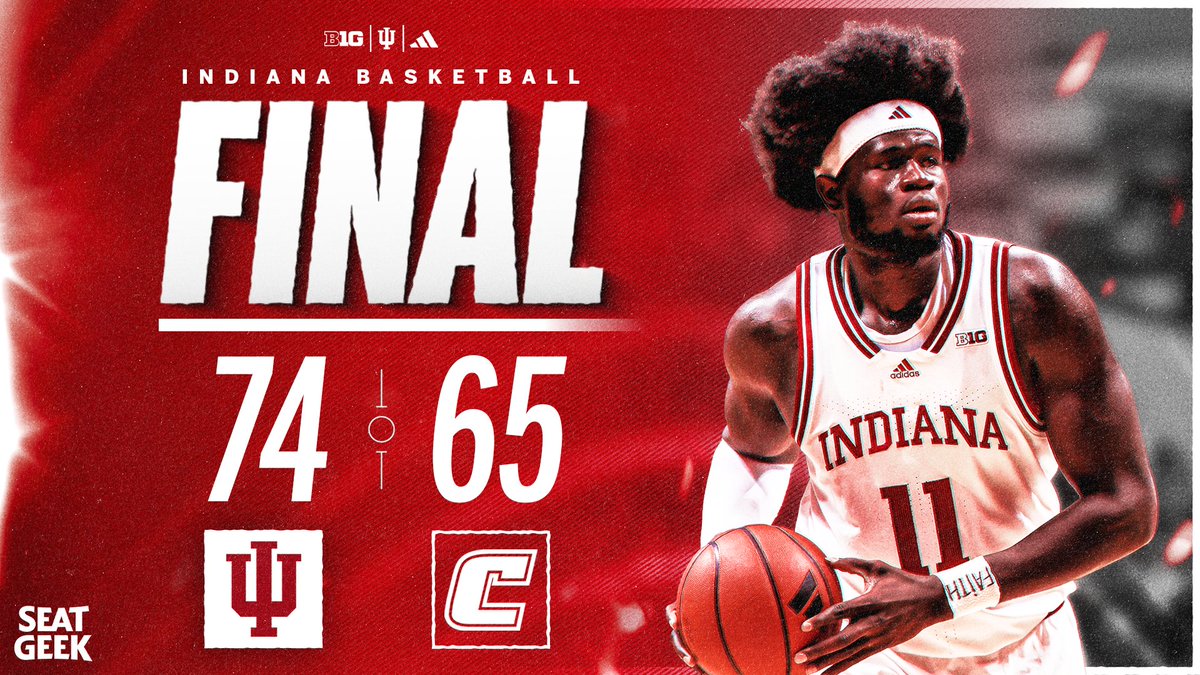 IndianaMBB's tweet photo. Hoosier Holiday W. 👏 https://t.co/R57zvUOwB8