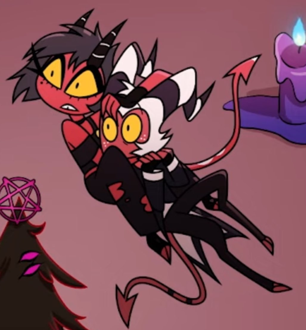 kitteh_mewo's tweet photo. I love how they are playing each other! 🥹🥹💗💗💗
#HelluvaBoss #HelluvaBossMillie #HelluvaBossMoxxie #HelluvaBossSpoliers #HelluvaBossEpisode https://t.co/6WyAAr6xMb