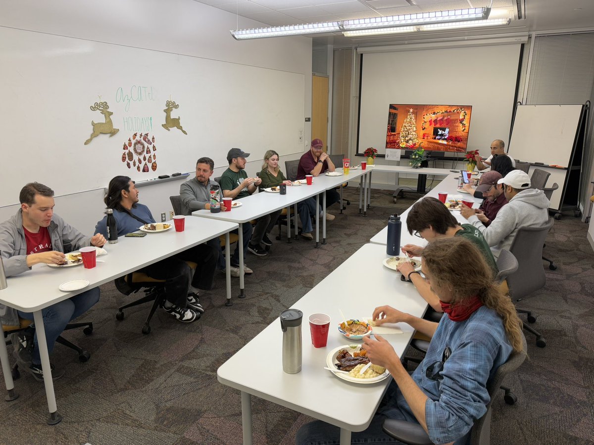 AzCATI (@asu_azcati) on Twitter photo Our annual <a href="/ASU_AzCATI/">AzCATI</a> Holiday potluck. Always nice to come together with this great team and enjoy some good food and conversation! A little late this year so missing a few students and staff but fun for all! Looking forward to great 2025 for #algae <a href="/SSEBEatASU/">SSEBE@ASU</a> <a href="/ASUEngineering/">ASU Ira A. Fulton Schools of Engineering</a> Our annual <a href="/ASU_AzCATI/">AzCATI</a> Holiday potluck. Always nice to come together with this great team and enjoy some good food and conversation! A little late this year so missing a few students and staff but fun for all! Looking forward to great 2025 for #algae <a href="/SSEBEatASU/">SSEBE@ASU</a> <a href="/ASUEngineering/">ASU Ira A. Fulton Schools of Engineering</a>