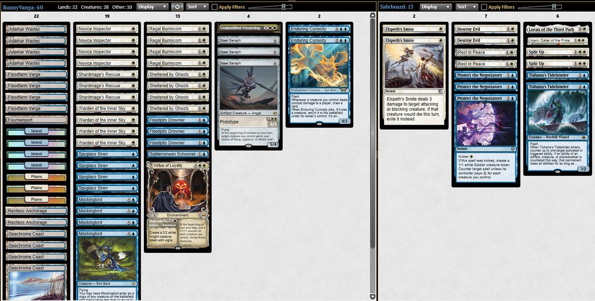 Completed the 3 of a kind with today´s STD Challenge
Faced 4 Overlord´s deck (3 Zur) :S
I was paired agianst Zur and died in the top8

🧙‍♂️💙💛