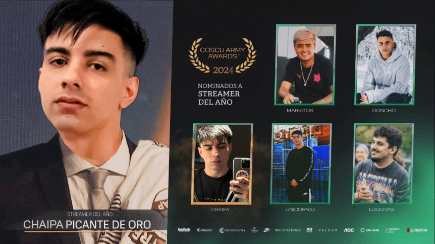 FELICIDADES @Xypherz1 POR GANAR EL STREAMER DEL AÑO 2024  🌶️🥇

¡Nunca dejes de sorprendernos con tu timba y tu racismo!  👏