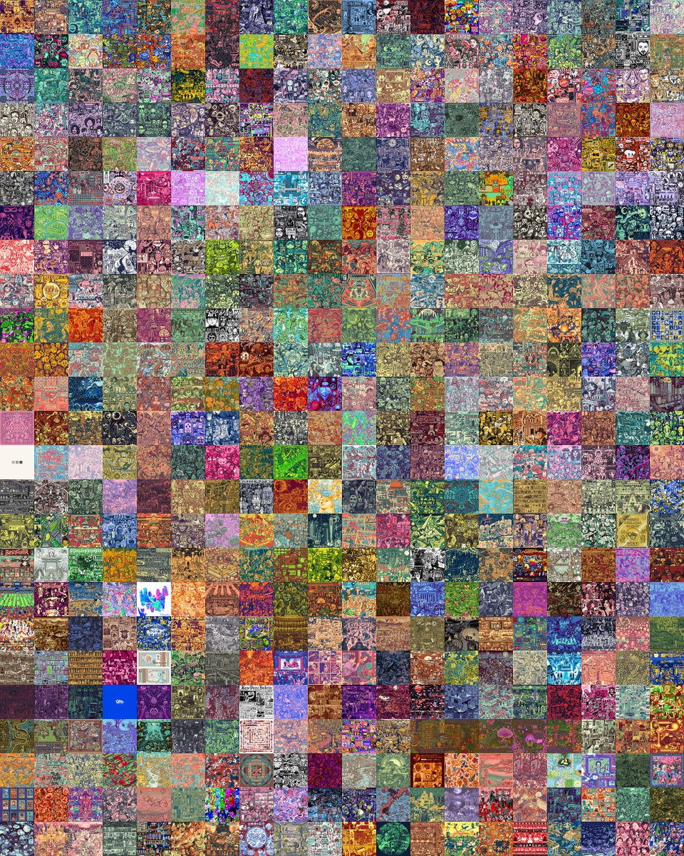 basepaint_xyz's tweet photo. 500 days of @basepaint_xyz 🎉

Grateful for all the talented artists that shows up every day to push what's possible onchain.

Here's to the next 500 🎨 https://t.co/0tQot1cFtI