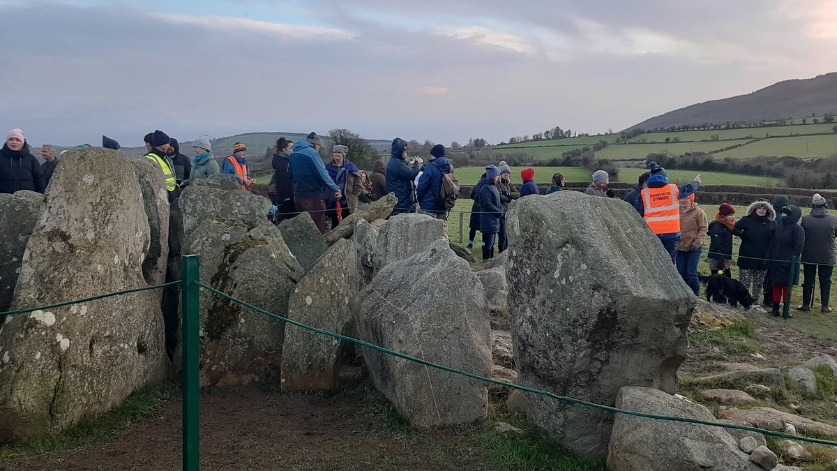 I travelled extensively as Minister for Nature and Heritage but always a treat to be in my home county of #Kilkenny and Knockroe passage tomb for winter #Solstice 
The sun didn't break through but the promise of brighter days makes it all worthwhile.