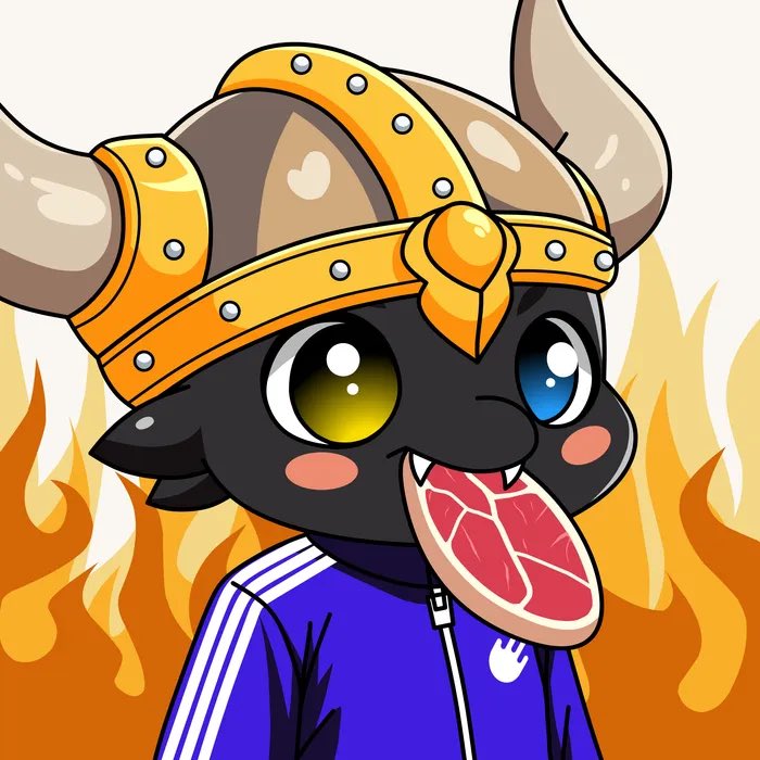Meat-eating Viking is definitely my style. 

The <a href="/MeteorWallet/">Meteor Wallet</a> jacket is sick. 

Nice work <a href="/dragonisnear/">Black Dragon | Ecosystem (🐉,⋈)</a> 🤌🤝