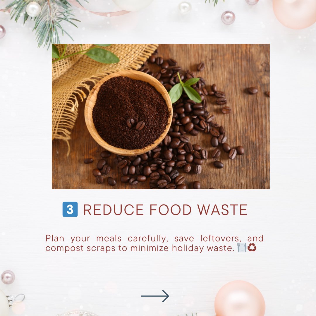 twigacoffee's tweet photo. Dreaming of a holiday season that’s filled with joy and gentle on the planet? 🌍✨
This year, let’s give a little back to the Earth while celebrating with those we love!

From the way we wrap gifts to the meals we share, our holiday choices have a big impact on the environment. With a few simple swaps, we can all make this season more meaningful and sustainable! 💚

At Twiga Coffee, we believe in eco-friendly celebrations that benefit both people and wildlife. Small, thoughtful choices—like supporting sustainable brands or reducing waste—make a huge difference for our planet. 🦒🌿

Ready to make your holidays greener? Swipe through for easy tips on sustainable gift wrapping, food waste reduction, and more!

Which tip will you try first? Let us know in the comments!
And don’t forget to explore Twiga Coffee for gifts that give back to nature this season! 🎁💚

#TwigaCoffee #SustainableHolidays #EcoFriendlyGifts #GreenHolidays #HolidaySustainability #FromFarmToCup #CoffeeWithPurpose #WildlifeConservation