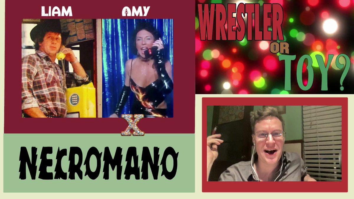ScotlandGreen's tweet photo. DAMN YOU, MR. CHRISTMAS!  

The holiday episode of the weekly, wrestling mixtape known as PRO  WRESTLING POTLUCK is a wintery mix of matches, promos, &amp; weird junk!  We also played WRESTLER OR TOY! Action &amp; laughs in near equal amounts!  Watch it now/soon!
https://t.co/D3vM1G67Ta https://t.co/o9VNWcUqjo