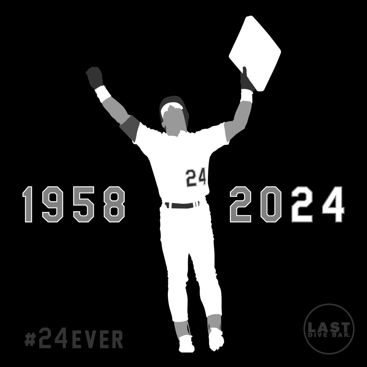 LastDiveBar's tweet image. It’s almost too hard to believe. That in 2024…the final year in Oakland, #24 would no longer be with us. He was and will always be the greatest of all time. Absolutely heartbroken. 

Can almost hear the voice of God, Roy Steele calling him home. 

#24ever
