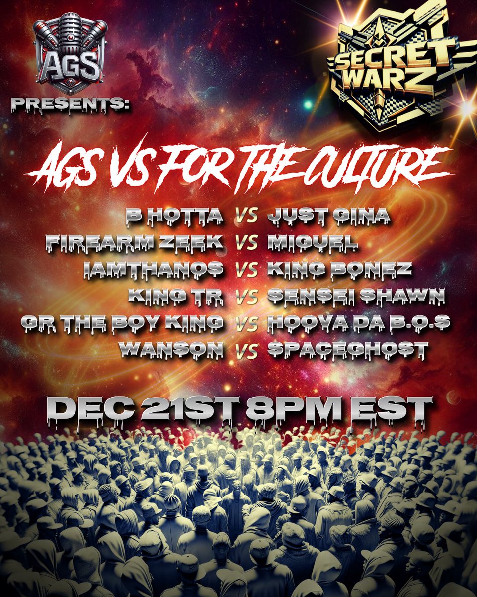 5 hours and 30 min til ....#agsvsftc #leaguevsleague #parlaybattlerap #teamagsgoeaUNDefeated