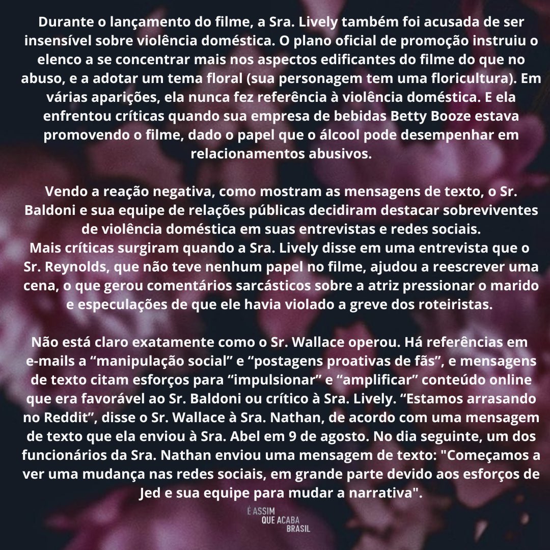 É Assim Que Acaba Brasil tweet media
