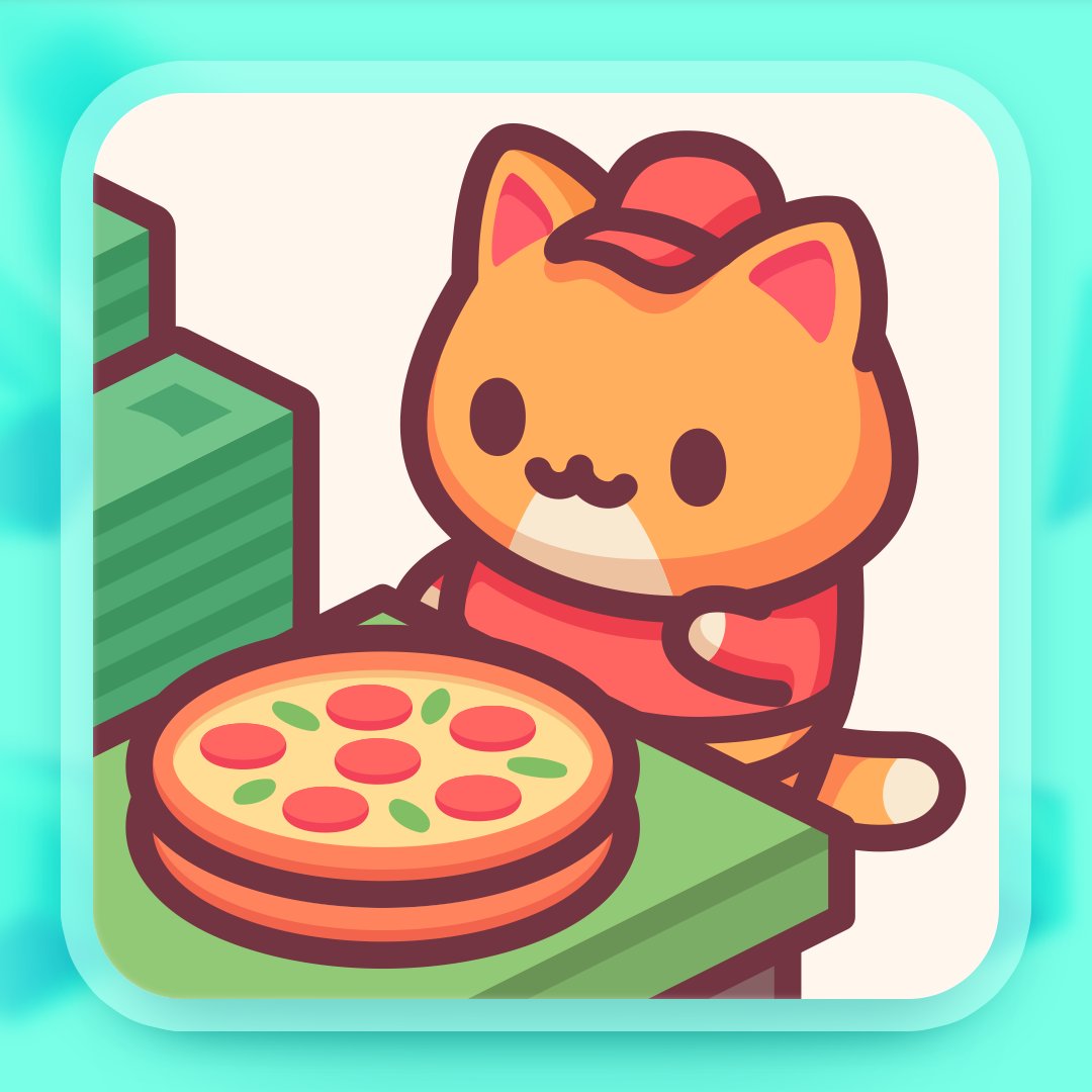 Pizza won’t sell itself!
But if you’re a cat with business savvy, you can make it happen. 🍕😺
Coming to Poki in 2025! 📆🎄

#GameDev #IndieDev #IndieGame #IndieGames #IndieGameDev #SoloDev #WebGames #LongLiveTheWeb