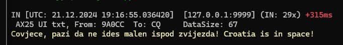 Croatia is in space! ❤️ 🚀
