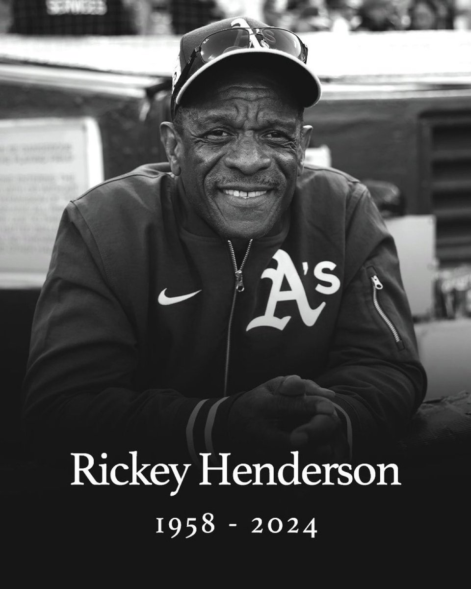 YayAreaNews's tweet image. RIP Rickey Henderson 🙏🕊️