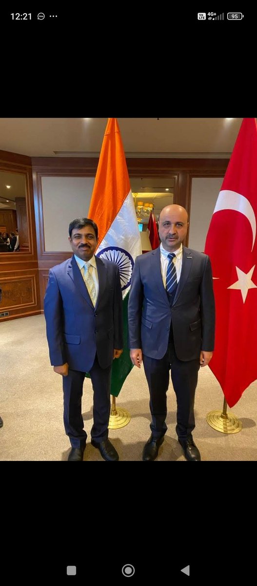 MUSIADIndia's tweet photo. MÜSİAD Hindistan olarak , Hindistan Büyükelçiliği görevine atanan sayın Muktesh Pardeshi beyefendi ye hoşgeldiniz ziyaretinde bulunduk. https://t.co/qvRuQgyLEd