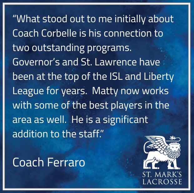 St. Mark’s Boys Lacrosse tweet media