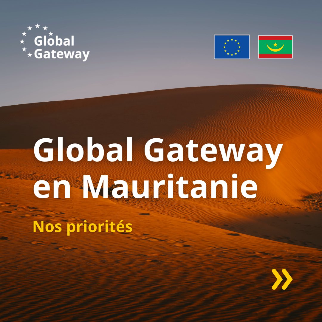 JozefSikela's tweet photo. En Mauritanie, nous contribuons à l’amélioration de la vie des habitants par des projets concrets menés dans des domaines d’intérêts partagés entre la Mauritanie et l’Union européenne. Nous contribuons à attirer les investissements de nos entreprises européennes pour augmenter notre impact tout en créant de nouvelles opportunités.
 
C’est l’essence même de notre approche des partenariats internationaux et de la stratégie Global Gateway. Examinons de plus près ces projets.