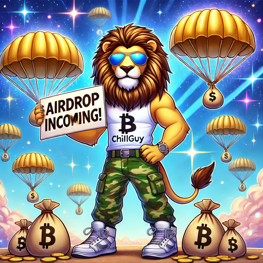 lionktoken's tweet image. Chillion is piloting the most exciting event yet! Our Lion King Token (LKT) Airdrop launches January 3rd, 2025. 🎉
$LKT is a decentralized meme coin built on #BSC   First 1.000 Address = 100,000 $LKT each   🪂Follow, like, RT (Drop your $BSC web3 wallet)   Snapshot in 24 hours…