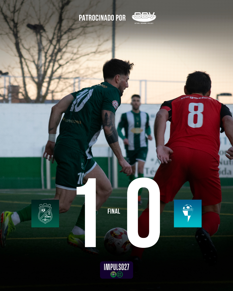 𝐎𝐓𝐑𝐎 𝐒𝐀𝐁𝐀𝐃𝐎, 𝐎𝐓𝐑𝐀 𝐕𝐈𝐂𝐓𝐎𝐑𝐈𝐀 ⚽

CD El Álamo 1️⃣ - 0️⃣ Aravaca CF

VAMOS ÁLAMO 💚