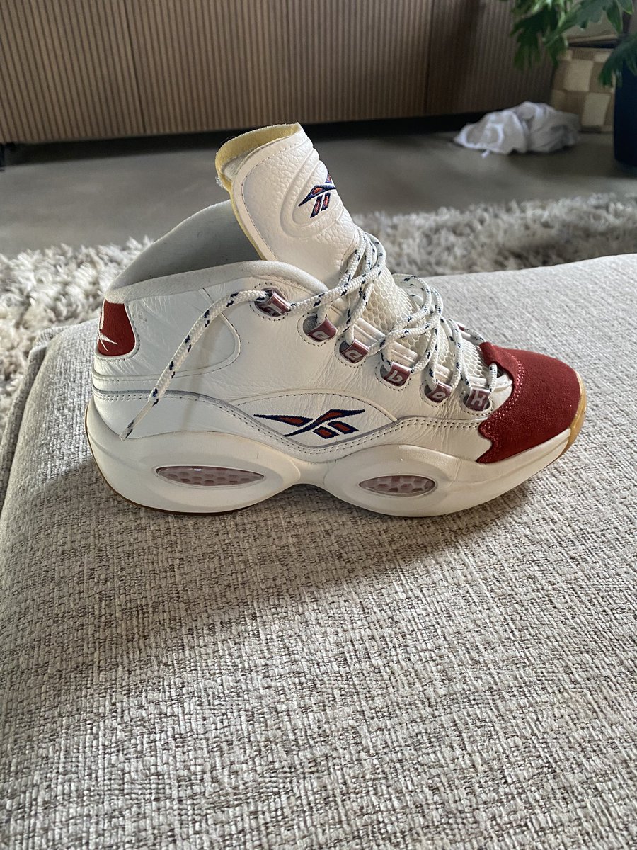 I finally got a pair! <a href="/alleniverson/">Allen Iverson</a> Tribute to the best 76er ever! #theanswer