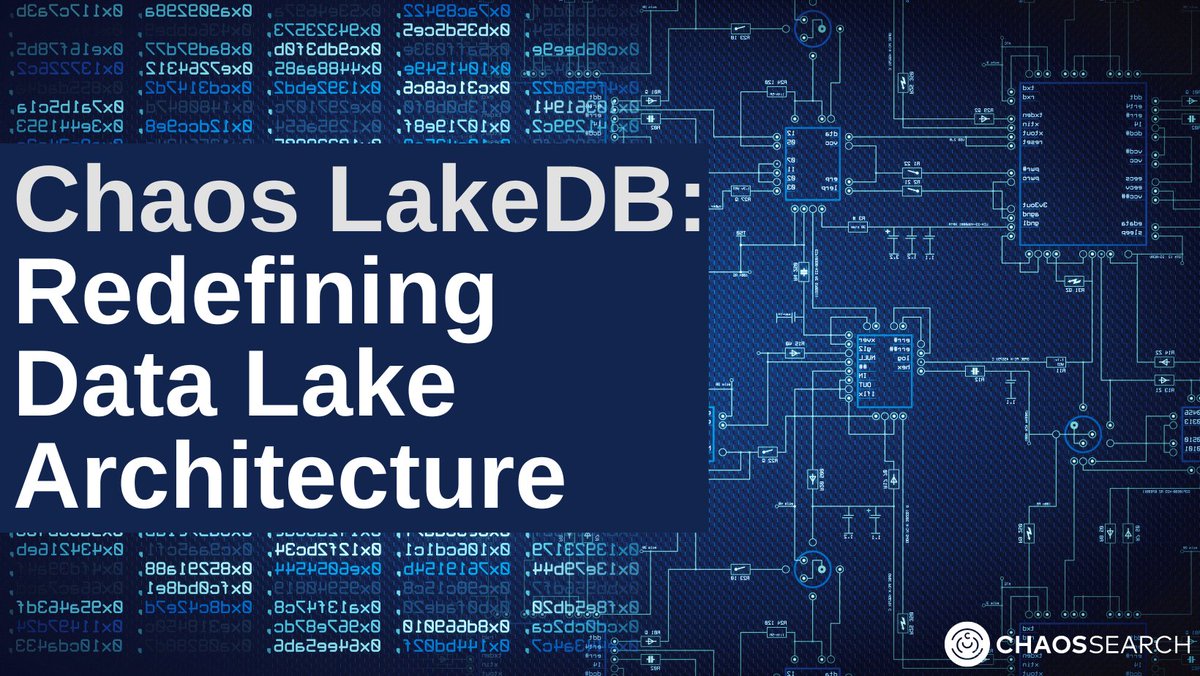 ChaosSearch's tweet photo. Redefining Data Lake architecture in a Cloud Data world with Chaos LakeDB.

🏊‍♀️ Dive into the future of Unified Data Lakes with Chaos LakeDB. https://t.co/lec1tu79Jd 

#CloudObjectStorage #DataLake #ChaosLakeDB ht https://t.co/QokMlD2Hhl