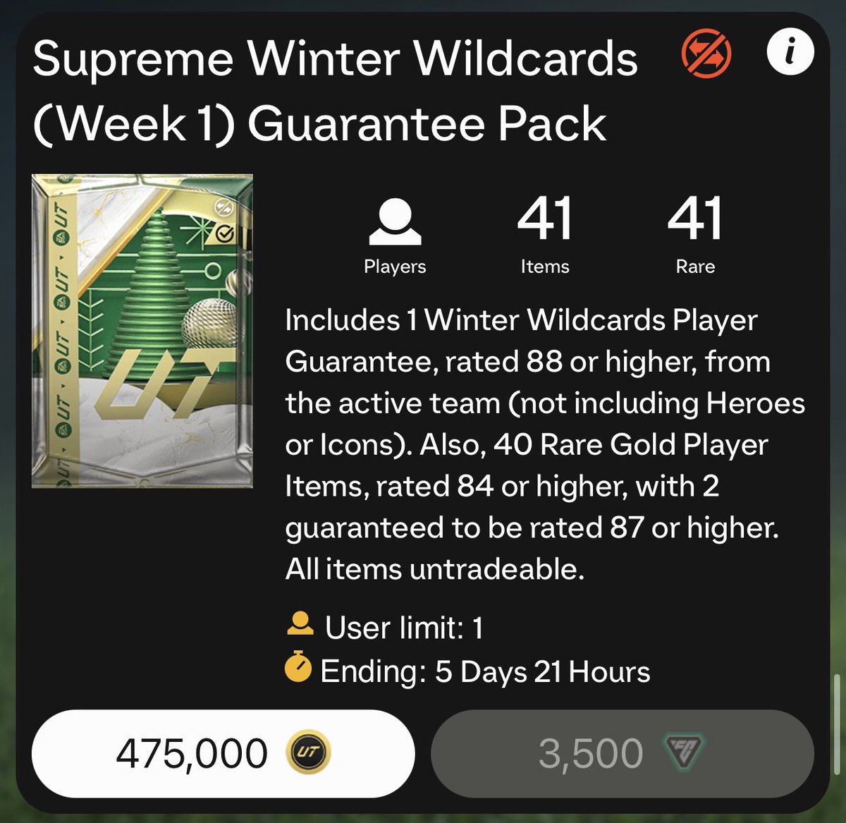 🚨 Want this 475k pack for FREE? 👀

• 🔁 RT
• ✅ Follow me
• 🎮 Tell me your consoles

Good luck 🍀 #FC25