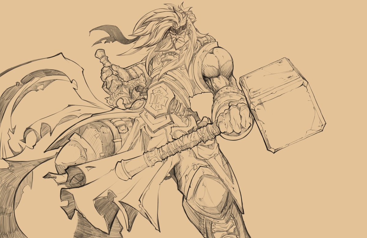 The final sketch on Hayngwood!

#warcraft #sketching