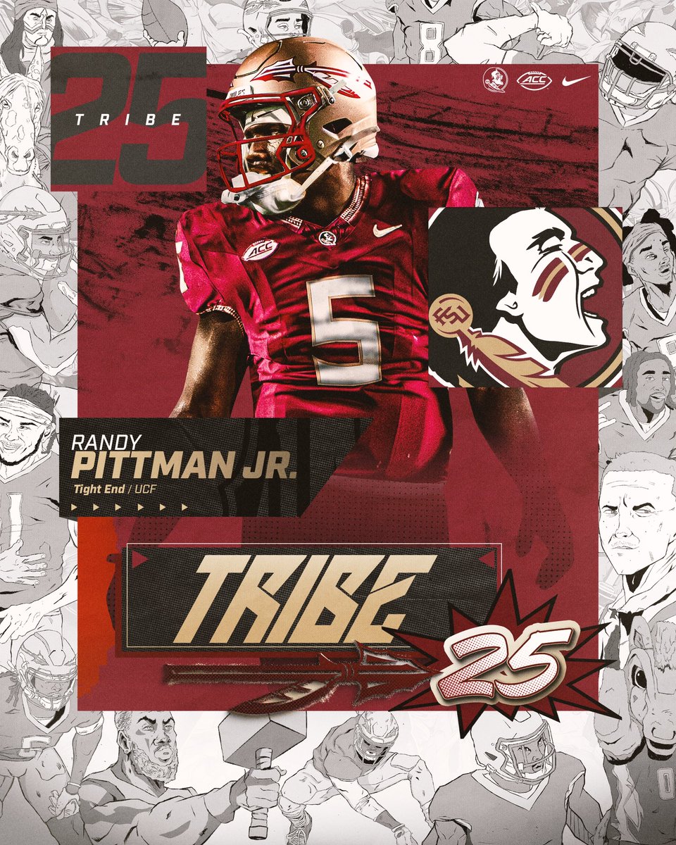 FSU Football (@fsufootball) on Twitter photo A versatile, physical playmaker is in #Tribe25 - welcome to the #NoleFamily, <a href="/RandyPittman04/">Randy Pittman Jr.</a>!
🔗: noles.co/tribe25 A versatile, physical playmaker is in #Tribe25 - welcome to the #NoleFamily, <a href="/RandyPittman04/">Randy Pittman Jr.</a>!
🔗: noles.co/tribe25