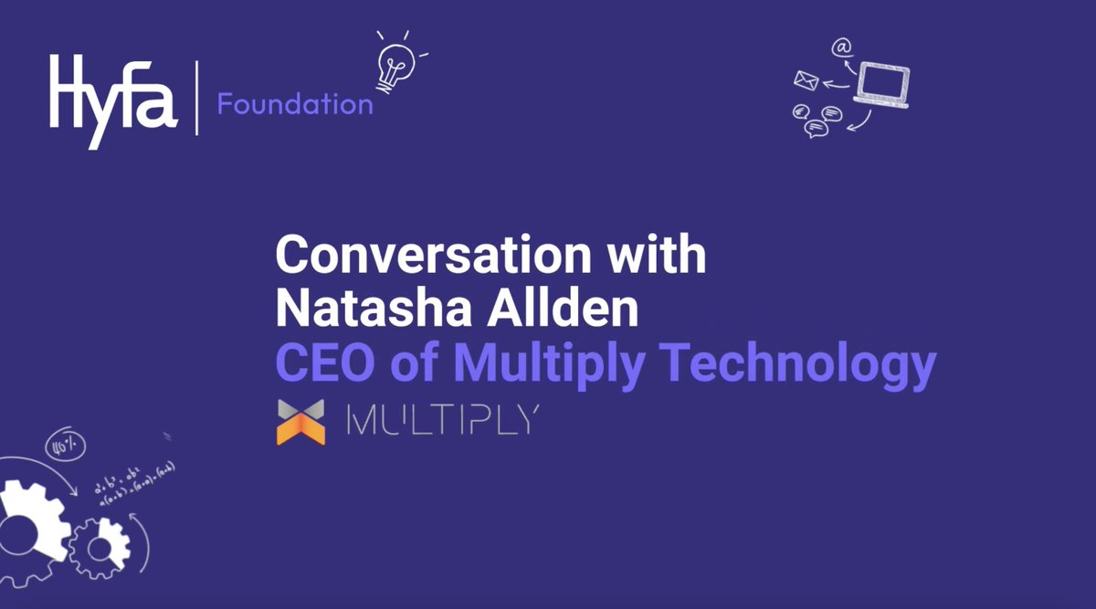 multiply_tech's tweet image. In conversation with Stephen Mix, Chair of Hyfa Foundation, MULTIPLY&apos;s CEO, Natasha Allden, discusses the impact of technology and knowledge transfer in empowering communities and creating positive societal, economic, and environmental change. 
multiply-technology.com/news/hyfa-and-…