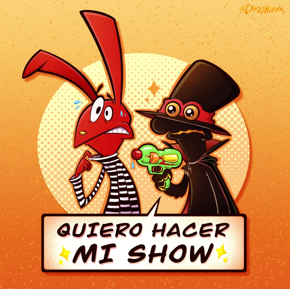 Crazyhiena's tweet photo. 🐰✨🎩 https://t.co/LPtlIya9ee