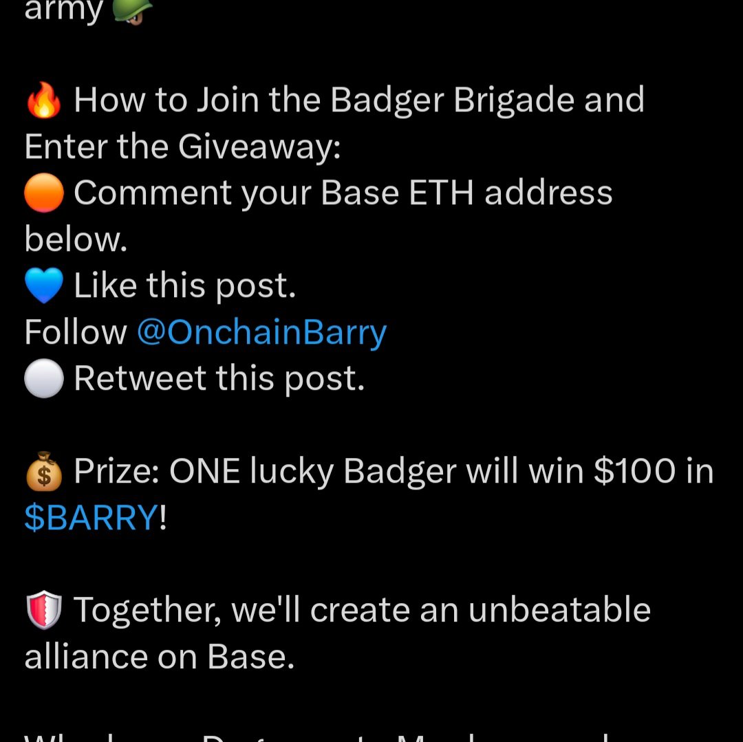 Barry The Badger tweet media