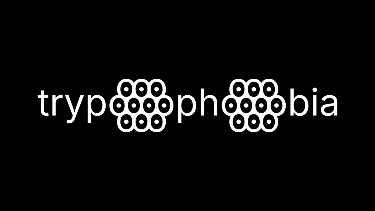 Feels like the right way to write “trypophobia” is with multiocular o. Yes, it’s in #Unicode: trypꙮphꙮbia.