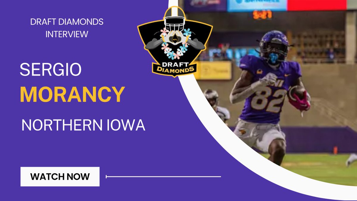 Sergio Morancy, WR, Northern Iowa | 2025 NFL Draft Prospect Zoom Interview nfldraftdiamonds.com/2024/12/sergio… #NFLDraft