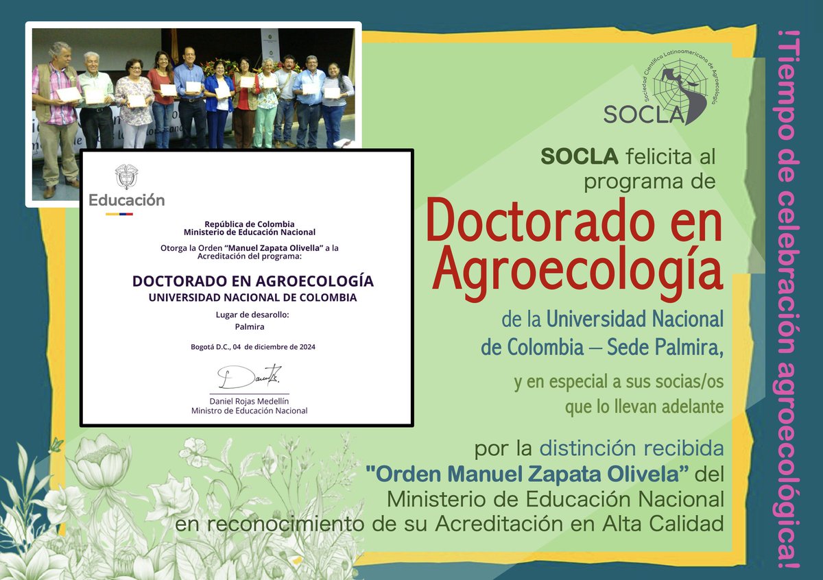 ¡𝚂𝙾𝙲𝙻𝙰 𝚌𝚎𝚕𝚎𝚋𝚛𝚊 𝚕𝚘𝚜 𝚕𝚘𝚐𝚛𝚘𝚜 𝚍𝚎 𝚚𝚞𝚒𝚎𝚗𝚎𝚜 𝚍𝚎 𝚖𝚊𝚗𝚎𝚛𝚊 𝚒𝚖𝚙𝚎𝚛𝚎𝚌𝚎𝚍𝚎𝚛𝚊 𝚜𝚒𝚐𝚞𝚎𝚗 𝚜𝚎𝚖𝚋𝚛𝚊𝚗𝚍𝚘 𝚊𝚐𝚛𝚘𝚎𝚌𝚘𝚕𝚘𝚐𝚒𝚊! <a href="/PalmiraUNAL/">PalmiraUNAL</a> 
¡𝙲𝚎𝚕𝚎𝚋𝚛𝚊𝚖𝚘𝚜 𝚎𝚜𝚝𝚎 𝚕𝚘𝚐𝚛𝚘!!