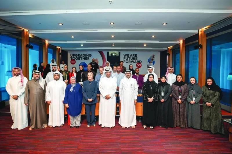 GulfTimes_QATAR's tweet photo. Ooredoo has hosted a group of talented Master’s students from @QatarUniversity to showcase their innovative research on the #DohaMarathon by @OoredooQatar.
https://t.co/Cp5s0ZLHLQ https://t.co/SniZbu49BF