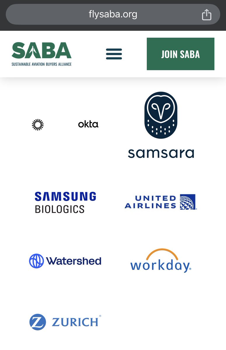 Sustainable Aviation Fuel (SAF), a Real World Asset (RWA) is being tokenized on the Energy Web Chain for the largest Enterprises like <a href="/BlackRock/">BlackRock</a> <a href="/Microsoft/">Microsoft</a> <a href="/Ripple/">Ripple</a> @United and many more.

What more to expect? Just have a look at the members of SABA.

<a href="/energywebx/">Energy Web</a> $EWT