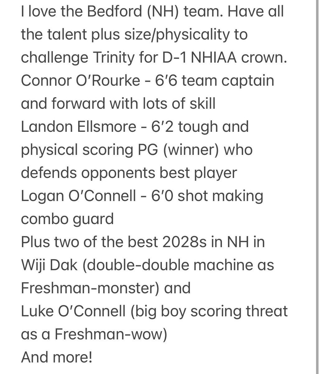 RivalsNation's tweet photo. Look out for the Bedford NH Boys. https://t.co/4ot7iSP8N8