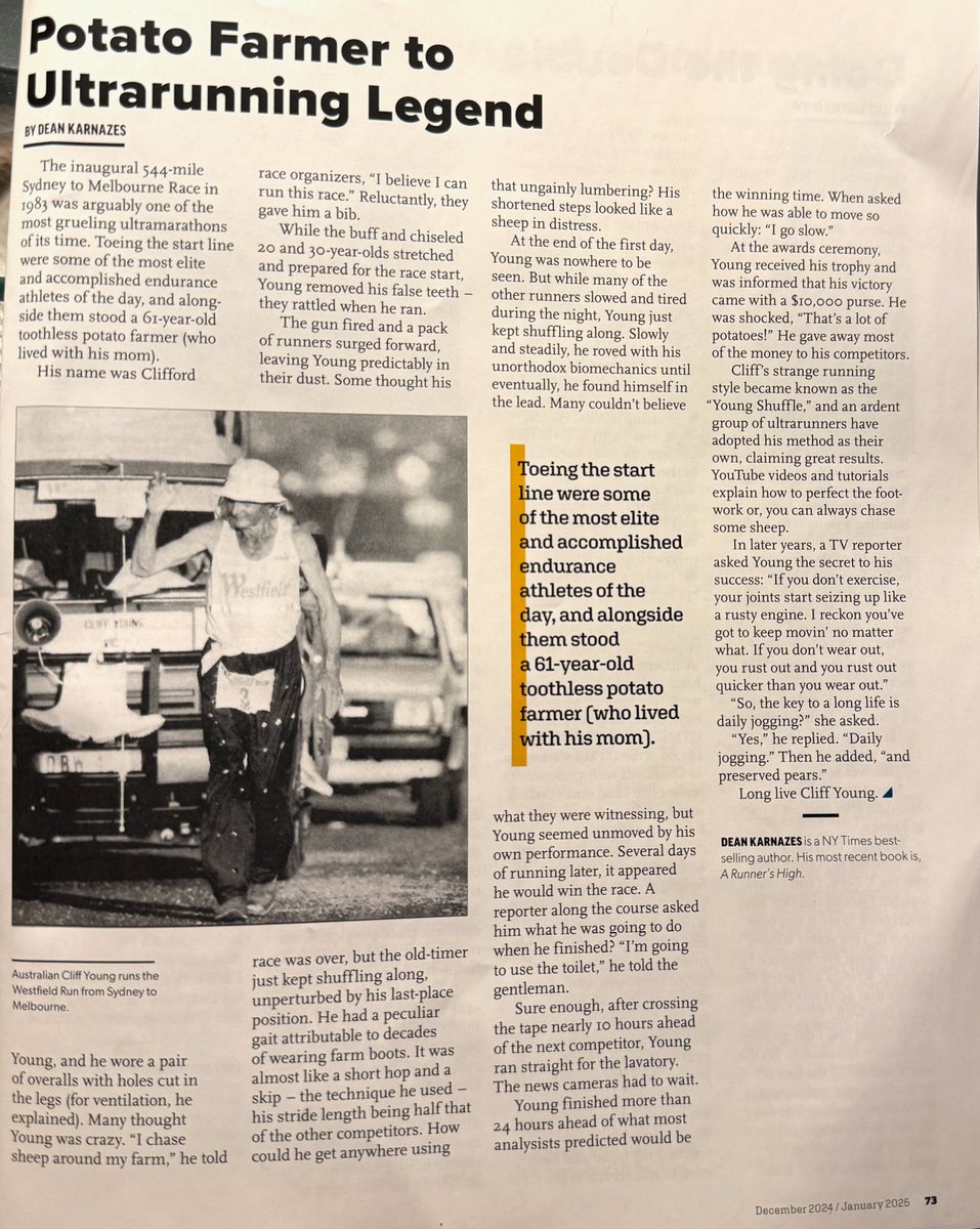 Inspiring article about the inaugural 544-mile Sydney to Melbourne ultramarathon, in which a "slow &amp; steady" 61-year-old wins -- and startles! <a href="/fitatallages/">Eric’s FitatAllAges</a> <a href="/hoka/">HOKA</a> <a href="/UltraRunningMag/">UltraRunning Magazine</a> <a href="/VESPAPower/">VESPA Power Products</a> <a href="/Orangemud/">Orange Mud</a>