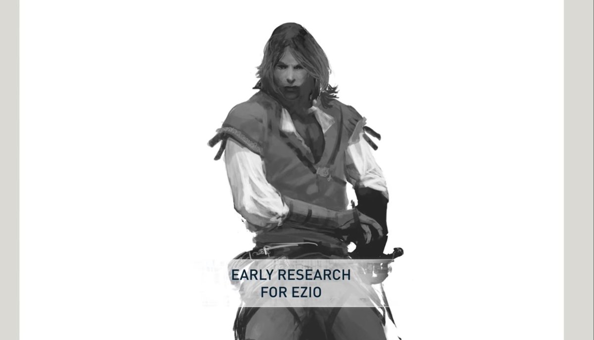 AccessTheAnimus's tweet photo. The new Dev Documentary on #AssassinsCreed 2 feature several early concepts for Ezio Auditore!

🧵🧵🧵 https://t.co/t69F466q8U