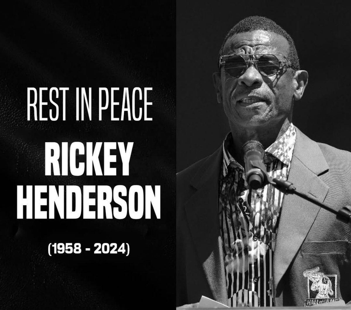 Fleaflicksports's tweet image. Rickey Henderson has passed away at the age of 65 
One of the greatest to ever do it! R.I.P 🕊#baseball #mlb #sports #rickeyhenderson #rip
