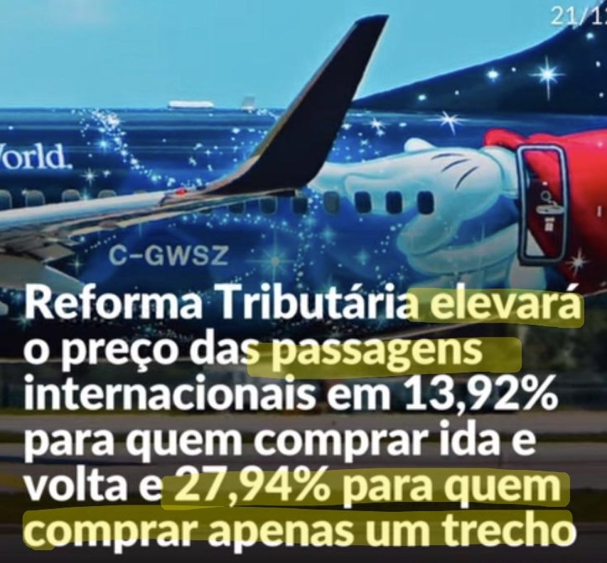 Ou seja, vão taxar mais até quem sair da ditadura petista e não quiser voltar.