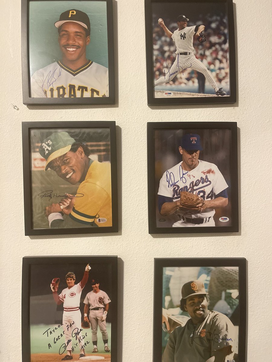 GarfieldsCards's tweet photo. Didn’t expect to lose two members of my wall of legends this year. RIP Rickey. #MarinersLegend https://t.co/P7tpV2J81y