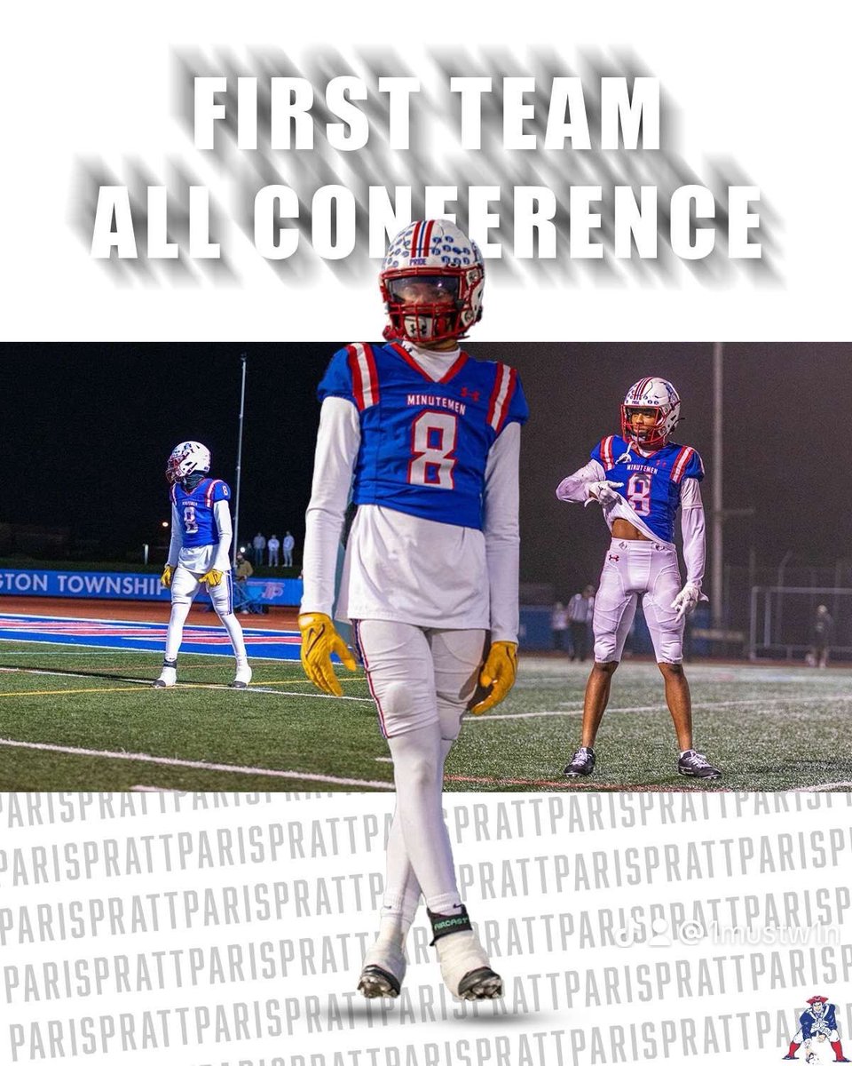 Paris Pratt Jr. (@paris_pratt1) on Twitter photo I am very blessed to be named All South Jersey and First Team All Conference. <a href="/WTHSMinutemen/">Minutemen Football</a> I am very blessed to be named All South Jersey and First Team All Conference. <a href="/WTHSMinutemen/">Minutemen Football</a>