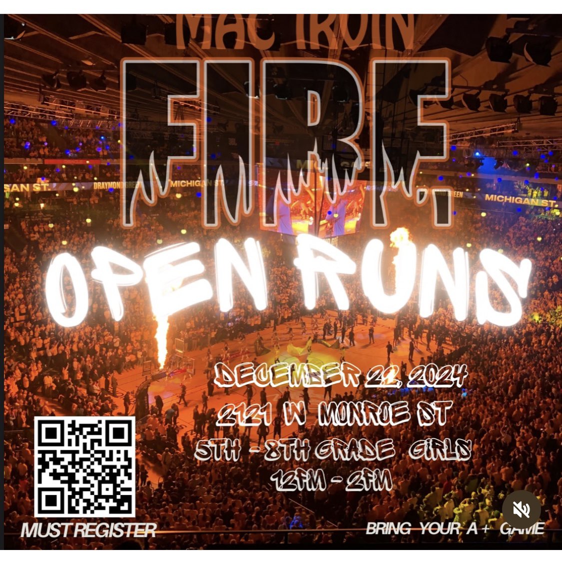 MacIrvinGirls's tweet image. Girls 5th-8th grade tomorrow on the West Side.  Come bring the smoke if you like dat and have some fun!!!
12-2pm🔥 🎄 🔥 #openrun