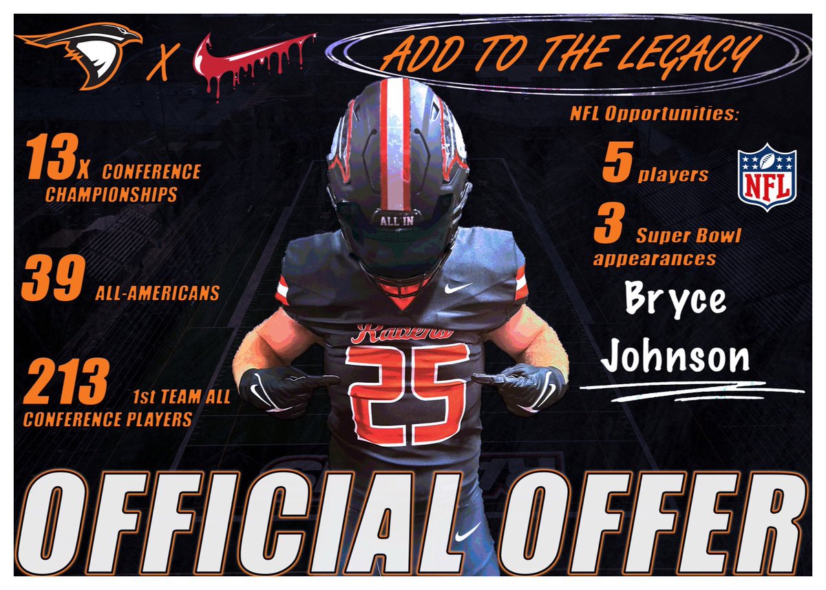 Bryce Johnson (@brycejohnson46) on Twitter photo #AGTG Blessed to Receive my First Offer from <a href="/AUFootball__/">Anderson University Football</a> thank you to My Family and Coaches!!!
<a href="/DCHawkFootball/">DCHS Football</a> <a href="/DCHawkPOWER/">HAWKS Athletic Performance</a>
<a href="/coachmonty11/">Coach Monty</a> #AGTG Blessed to Receive my First Offer from <a href="/AUFootball__/">Anderson University Football</a> thank you to My Family and Coaches!!!
<a href="/DCHawkFootball/">DCHS Football</a> <a href="/DCHawkPOWER/">HAWKS Athletic Performance</a>
<a href="/coachmonty11/">Coach Monty</a>