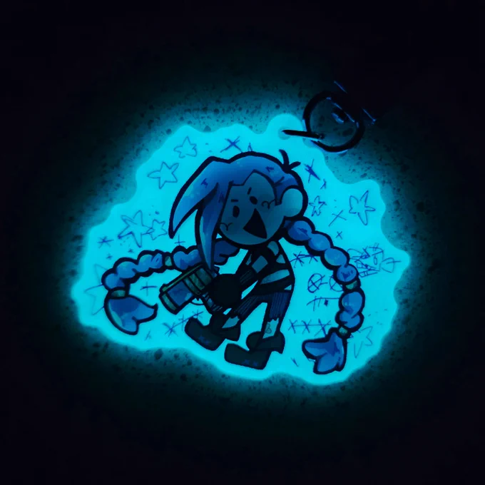 Just added Jinx glow in the dark charm to my store!! #Arcane