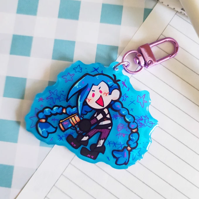 Just added Jinx glow in the dark charm to my store!! #Arcane