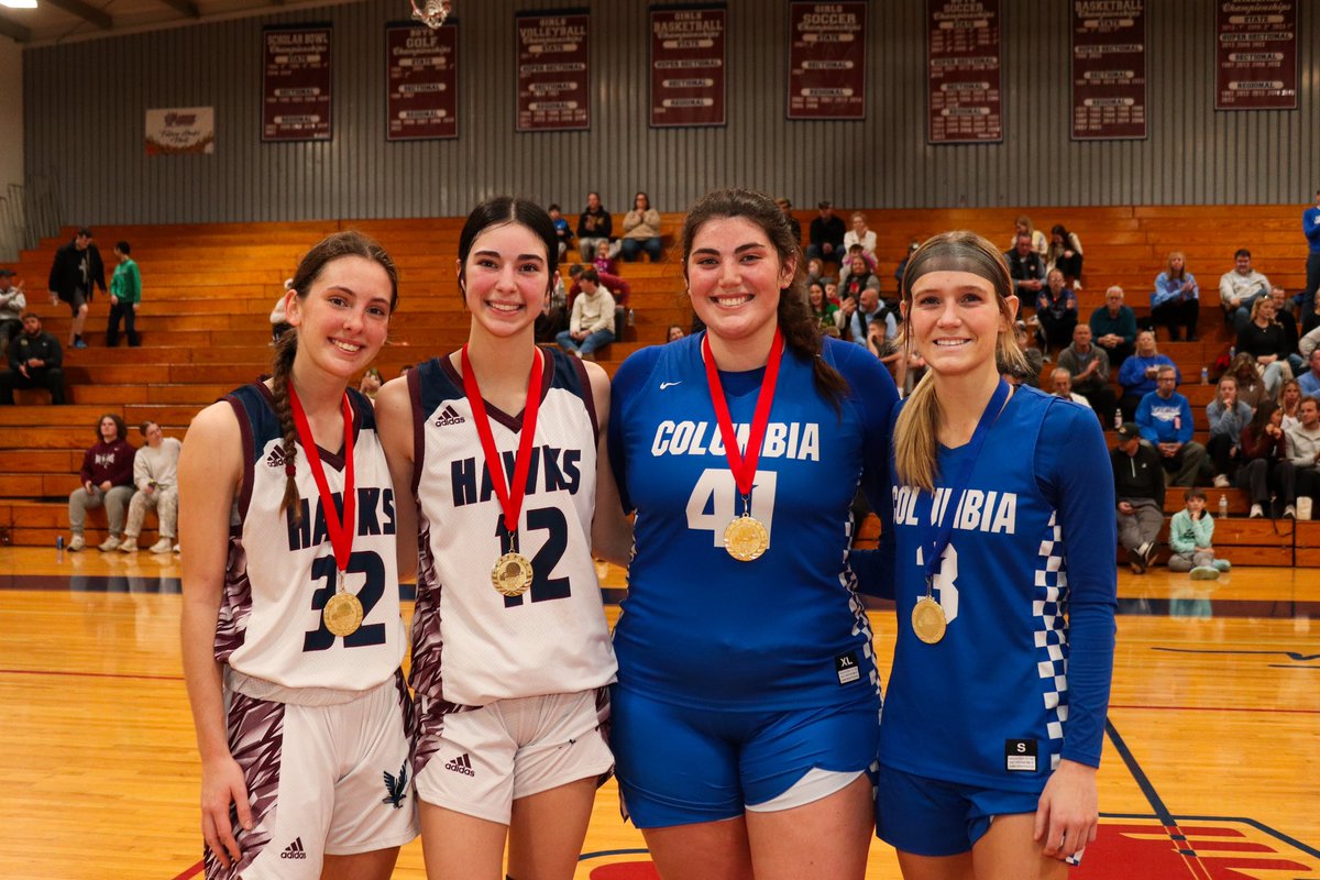chseagles4's tweet photo. Congratulations to the Lady Eagles on their Gibault Candy Cane Classic championship!

Congratulations also to Jordan Holten for being selected to the All-Tournament Team and congratulations to Sam Schmuke for being selected Tournament MVP! https://t.co/UdYBNsNmxx