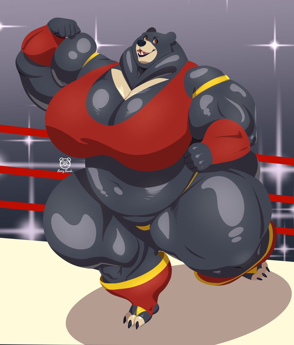 Anyone order a black bear wrestler. I assure you she is strong!