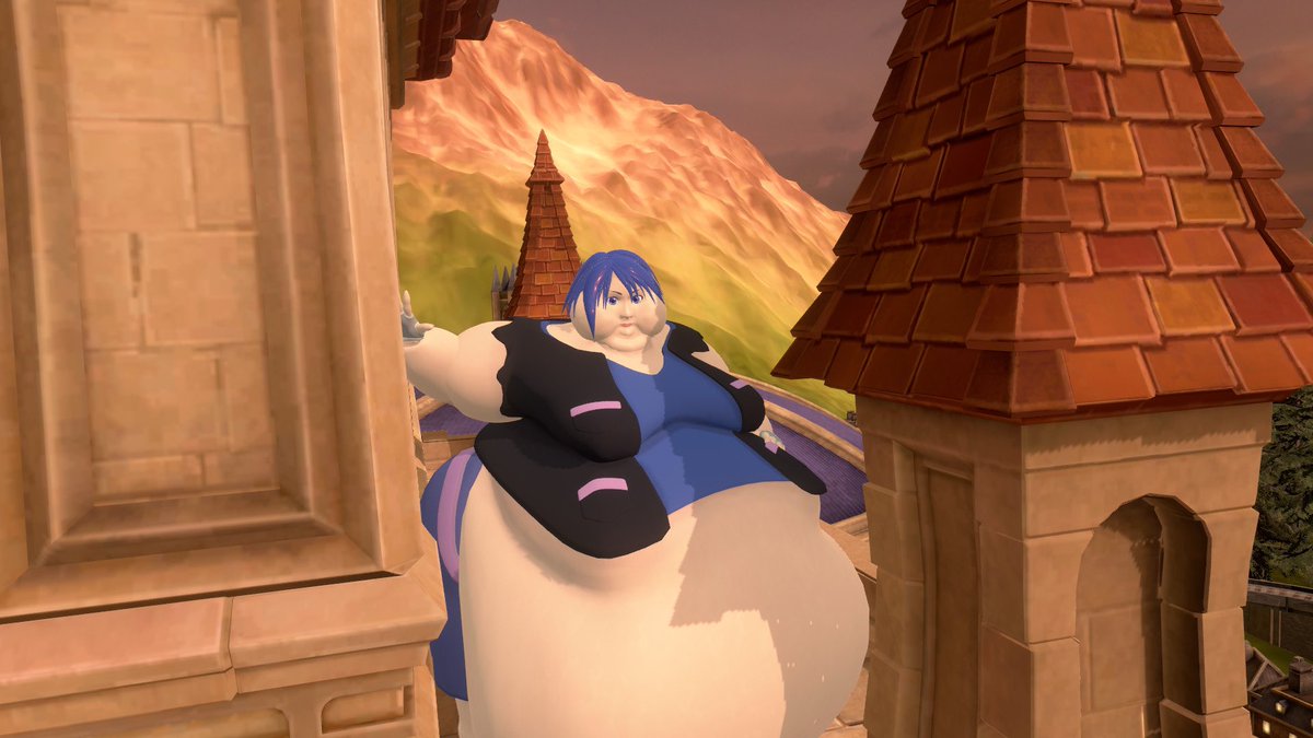 BellGains's tweet photo. Figured I should share with you guys here too, since there’s still a ton of people not on the other site

I’m making a Fat Aqua Character Model for VRChat!

Girl’s still in early alpha, I keep finding holes and errors in her rig, but once she’s done, I’ll make her for sale! https://t.co/BSfcUmfWoV