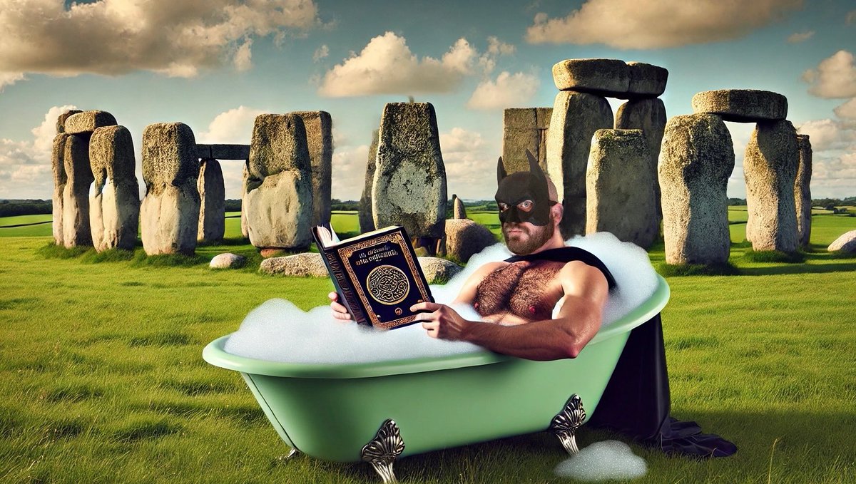 Happy Solstice, everyone! 🌀🛰️

Don’t be a Druid; read a book. 📚 

— The Bathman